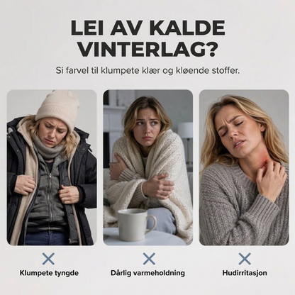 Dame halvt glidelås varm plysj genser