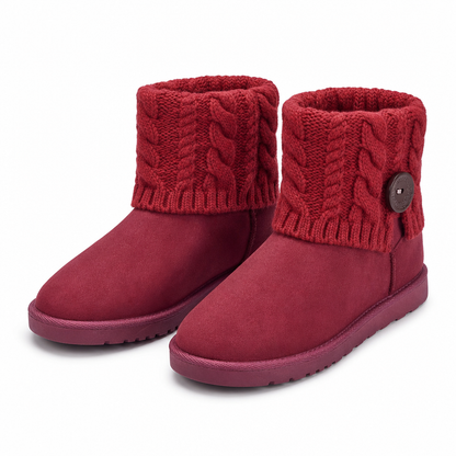 Vinterstøvler for kvinner, midt på leggen, snøstøvler