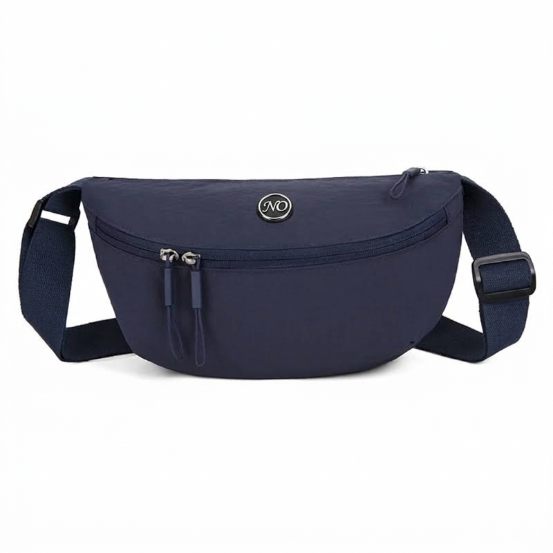 Minimalistisk halvmåne-crossbodyveske