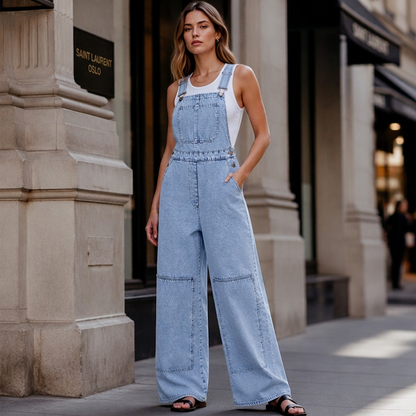Flatterende dongeridress