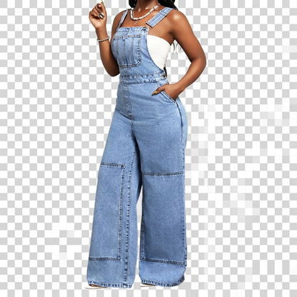 Flatterende dongeridress