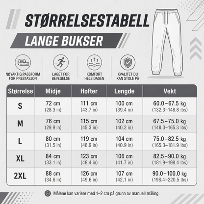 Uformelle snørebukser for menn med lommer