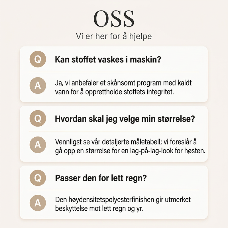 Uformell varm mellomlang jakke med hette for kvinner