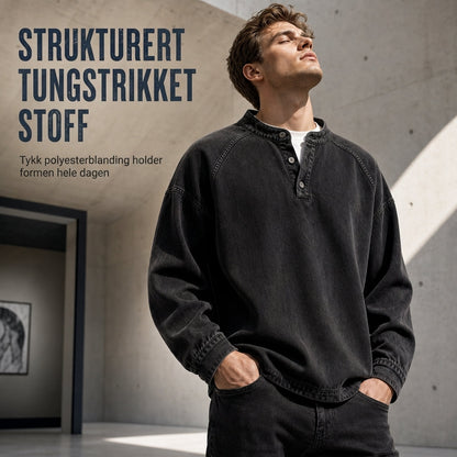 Gensre i vintage-stil, løstsittende og uformell for menn