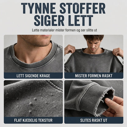 Gensre i vintage-stil, løstsittende og uformell for menn