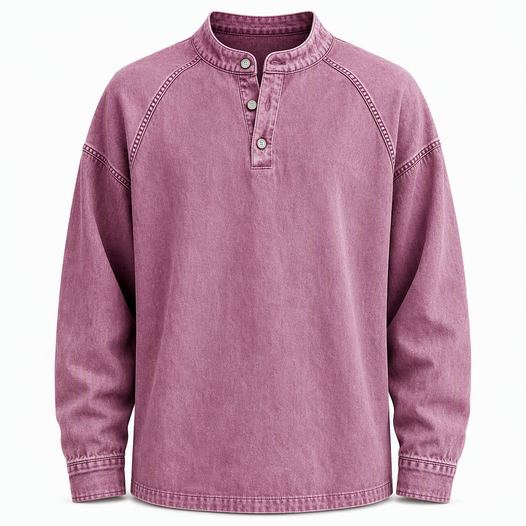 Gensre i vintage-stil, løstsittende og uformell for menn