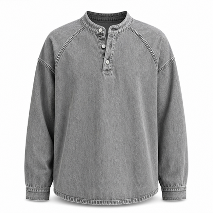 Gensre i vintage-stil, løstsittende og uformell for menn