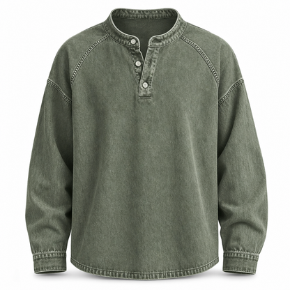 Gensre i vintage-stil, løstsittende og uformell for menn