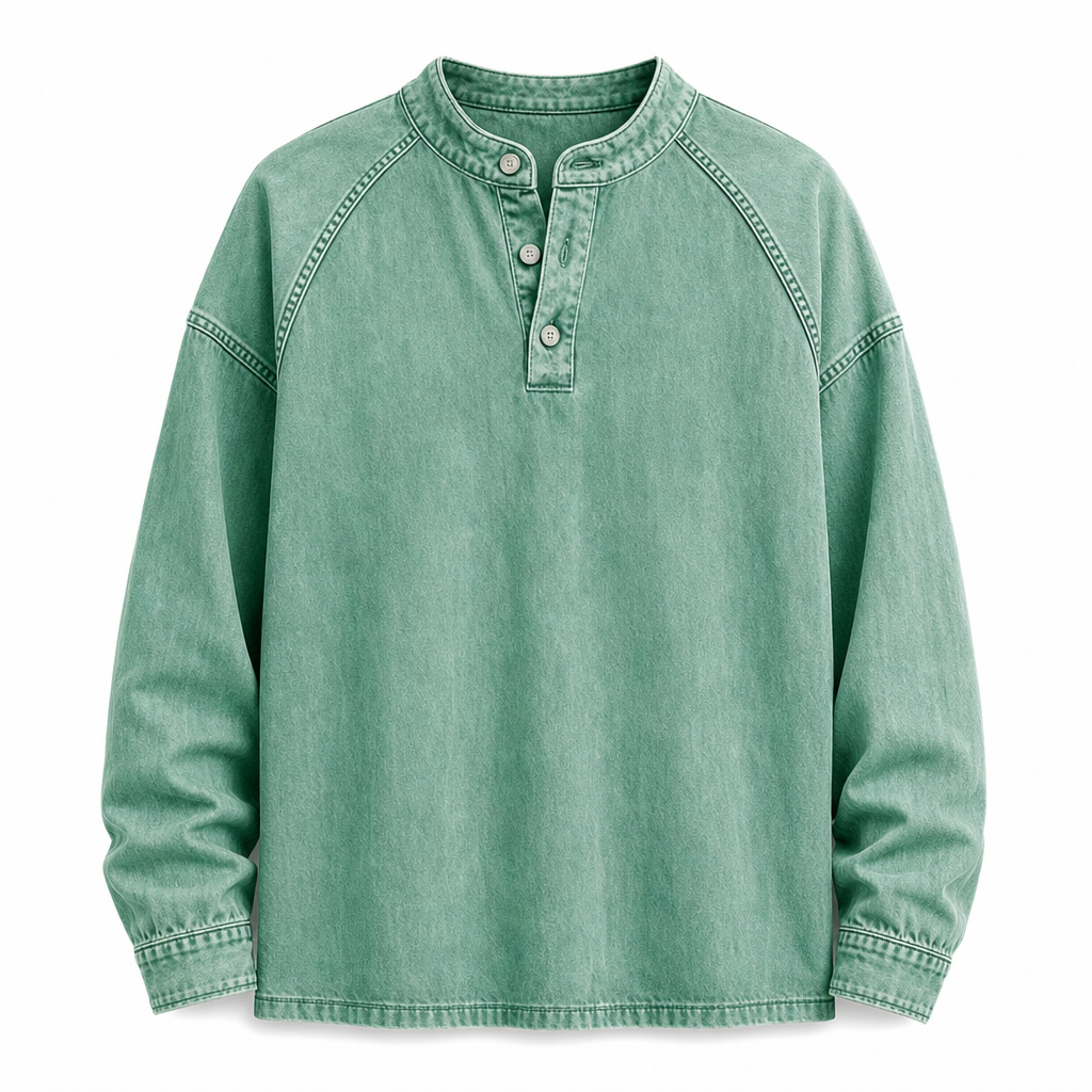 Gensre i vintage-stil, løstsittende og uformell for menn