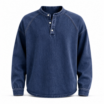 Gensre i vintage-stil, løstsittende og uformell for menn