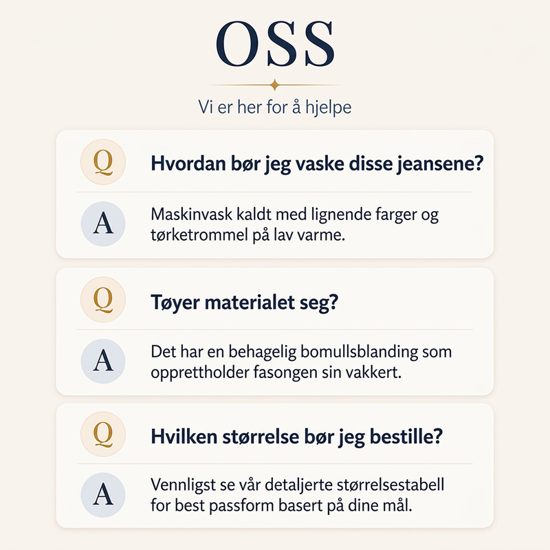 Dame videbuksede jeans med sømmer foran
