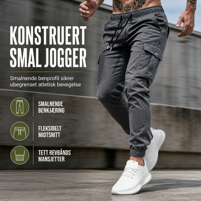 Lette uformelle cargobukser utendørs turjoggere for høst- og vinteridrett, løping og trening
