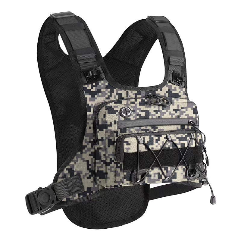 🔥Hot Salg 50% RABATT🔥Sykkelvest foran og bak for menn – Klar for hydrering, 3L oppbevaring, pustende netting 🏃