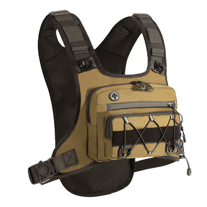 🔥Hot Salg 50% RABATT🔥Sykkelvest foran og bak for menn – Klar for hydrering, 3L oppbevaring, pustende netting 🏃