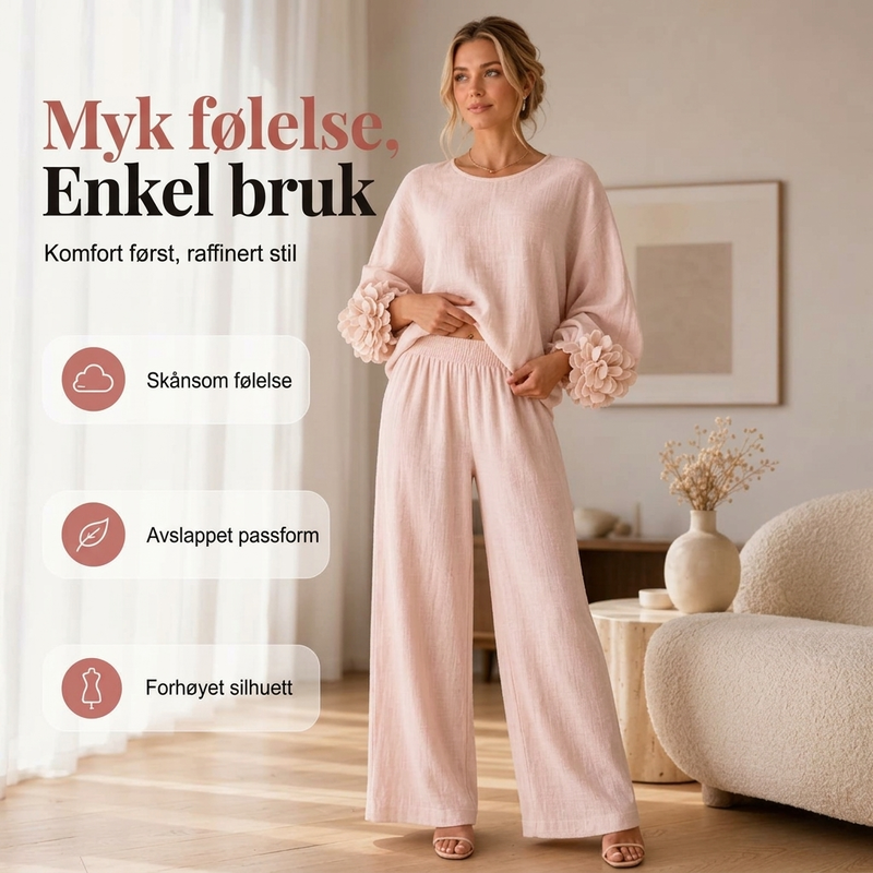 Damesett for uanstrengt eleganse