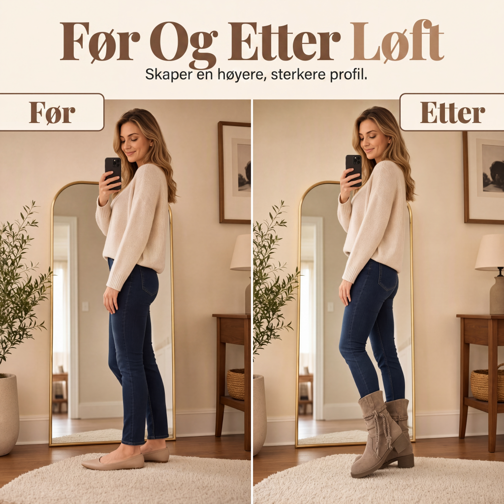 Uformelle slouchy støvletter for kvinner, midt på leggen