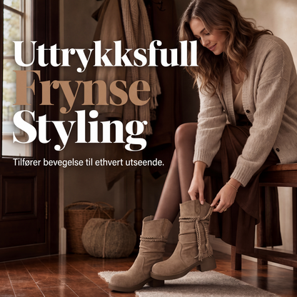 Uformelle slouchy støvletter for kvinner, midt på leggen