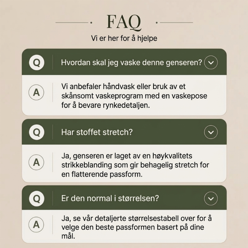 Elegant og koselig strikket topp for kvinner med volangkant