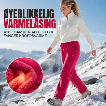 Unisex tykke varme fleecebukser