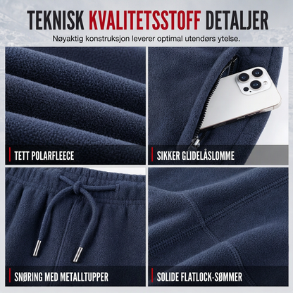 Unisex tykke varme fleecebukser