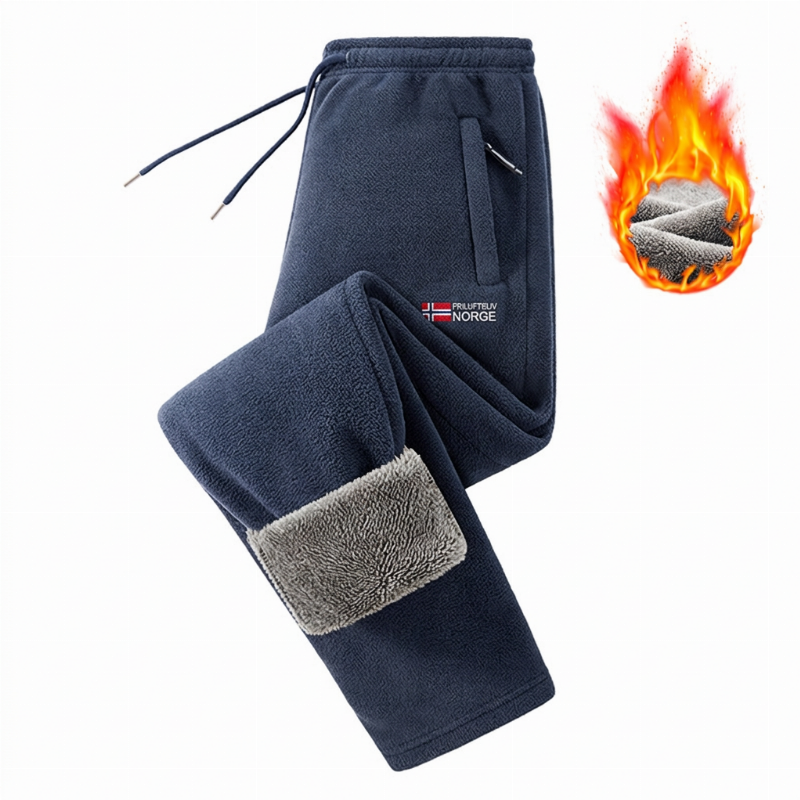 Unisex tykke varme fleecebukser