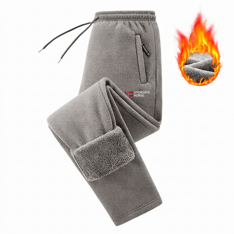 Unisex tykke varme fleecebukser