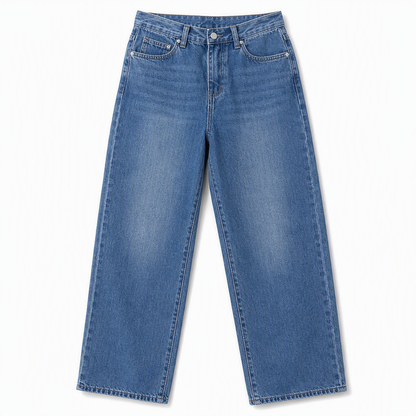 Klassiske rette ben-jeans for menn