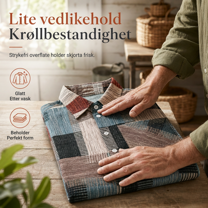 Uformell løstsittende rutete langermet skjorte, pluss størrelse, solbeskyttende yttertøy for vår og høst