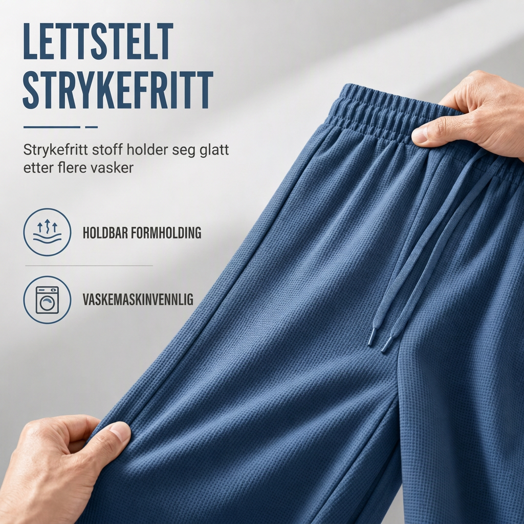 Herre uformelle løstsittende sportsbukser