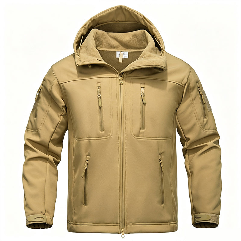 Vindtett softshell-termojakke for menn