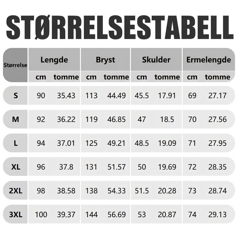 Dame middels lang polstret kåpe med hette