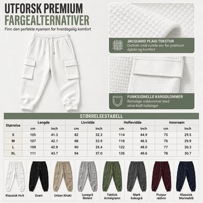 Menns uformelle cargo-joggebukser
