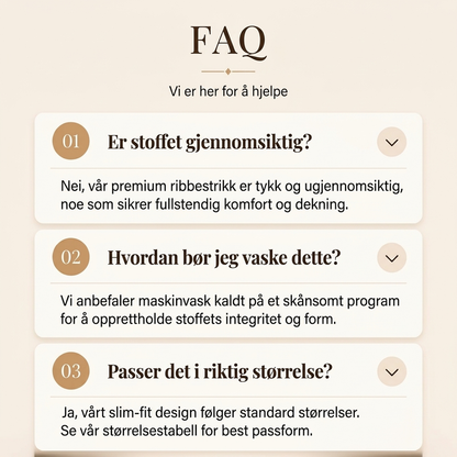 🔥 50% RABATT | Figursydd ribbestrikket topp med rund hals – myk & elastisk