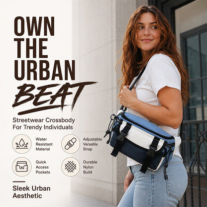 Unisex trendy sports skulderveske