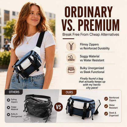 Unisex trendy sports skulderveske