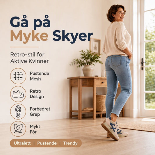 Casual lette plattformsneakers for kvinner