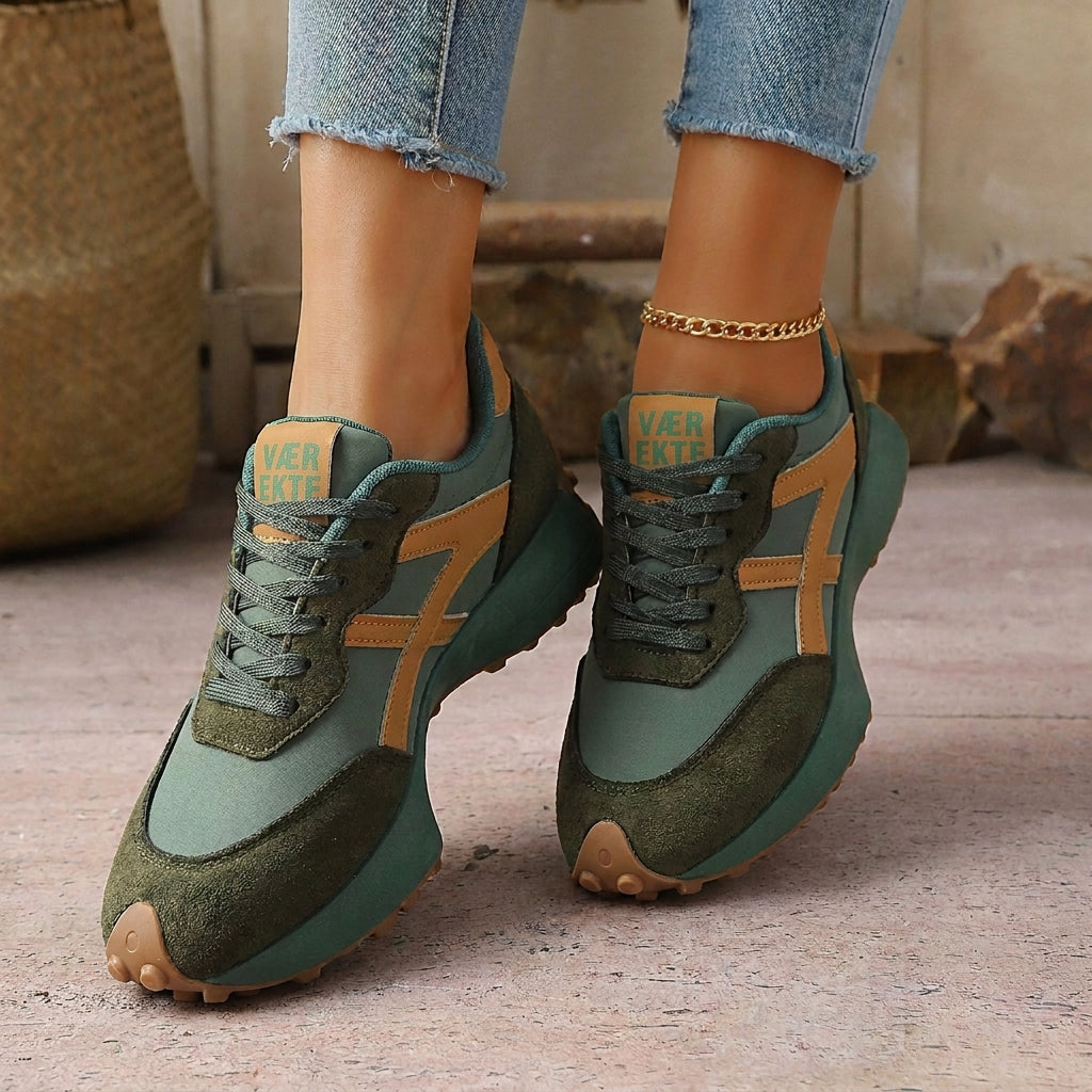 Casual lette plattformsneakers for kvinner