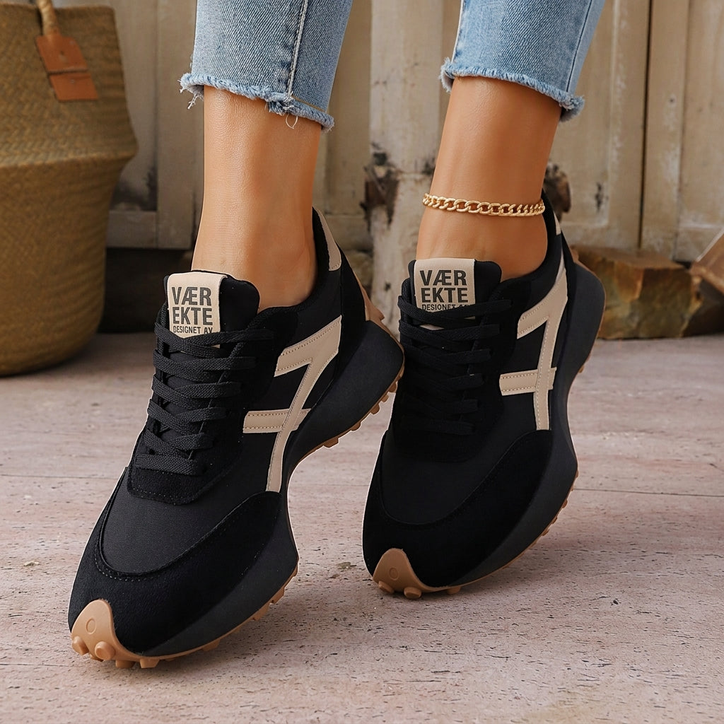 Casual lette plattformsneakers for kvinner