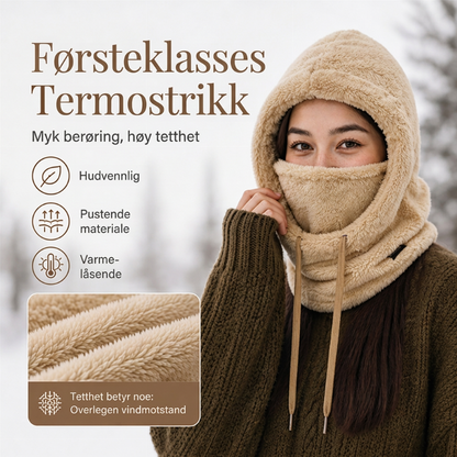 Unisex vindtett termisk sykkelbalaklava