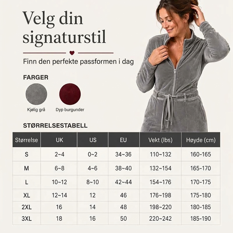Chic midjekort velvet-dress for kvinner
