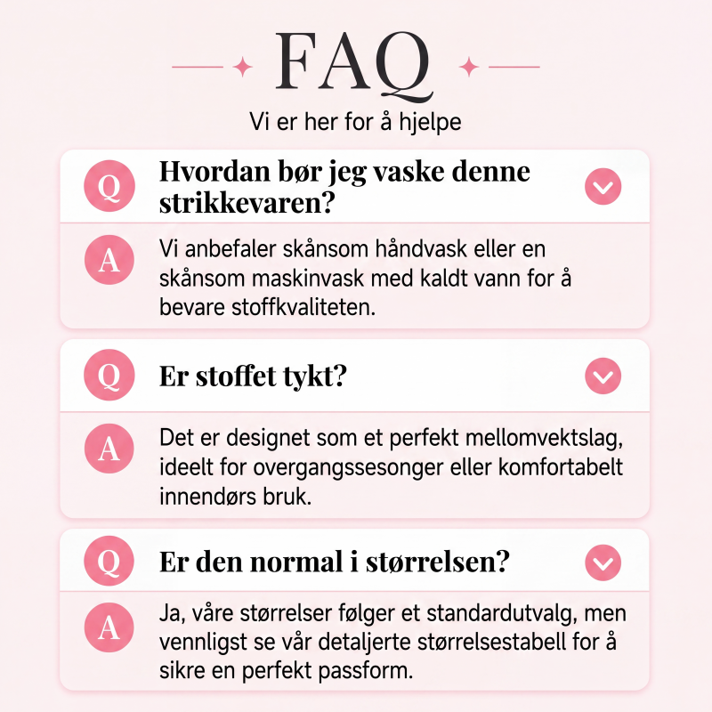 Strikket kardigan med hette og 3/4 ermer for kvinner