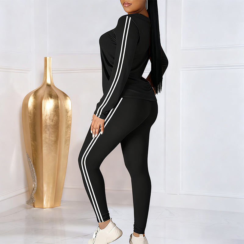 Todelt langermet joggedress for damer