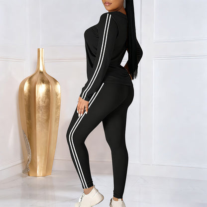 Todelt langermet joggedress for damer