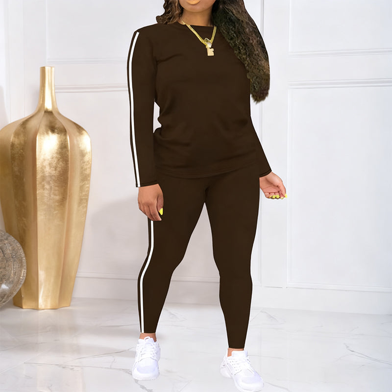 Todelt langermet joggedress for damer