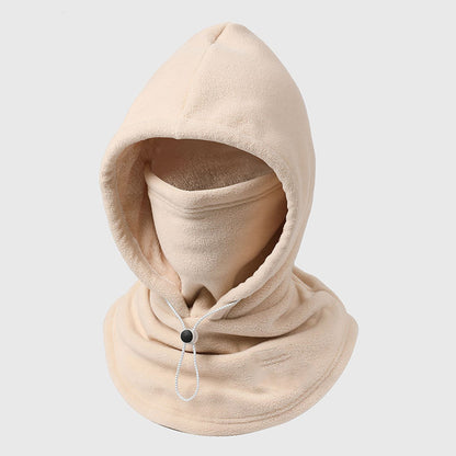 Termisk balaklava-ansiktsmaske med snøring
