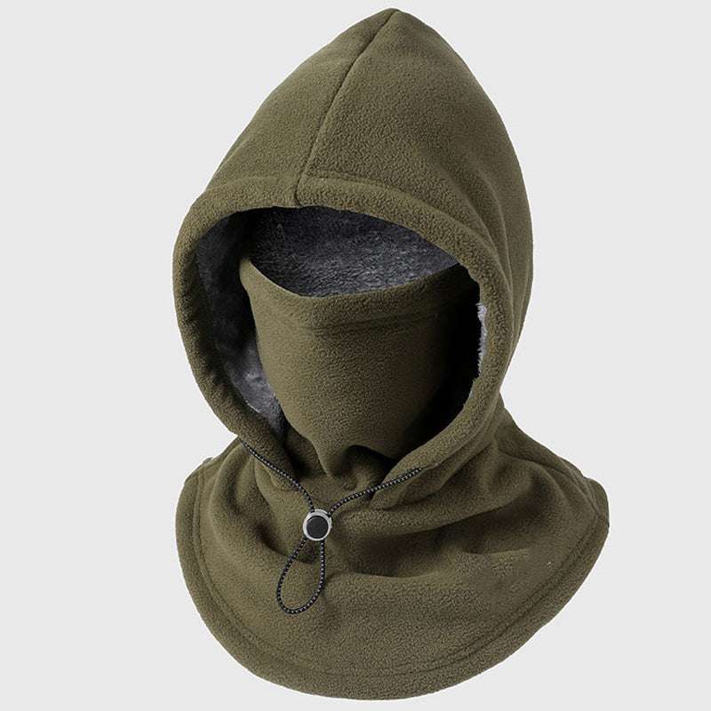 Termisk balaklava-ansiktsmaske med snøring