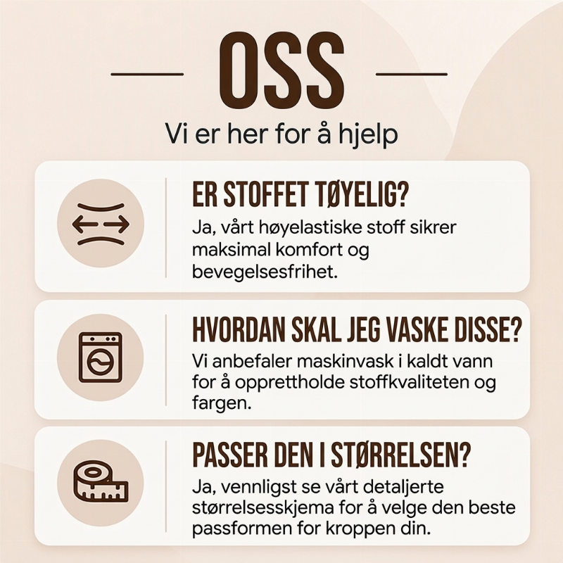 Varme, komfortable vinterbukser for menn