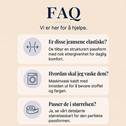 Elegant kvinner i slitne denim-bukser med vide ben