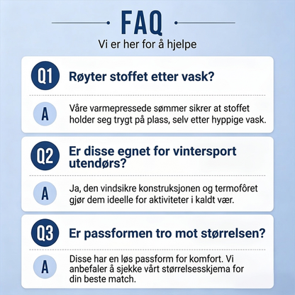 Vindtette termiebukser for herrer med elastiske mansjetter – Varm og funksjonell vinterbukse ✨❄️