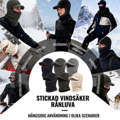✨ 3-i-1 vinterhuv, ansiktsmask och halsduk